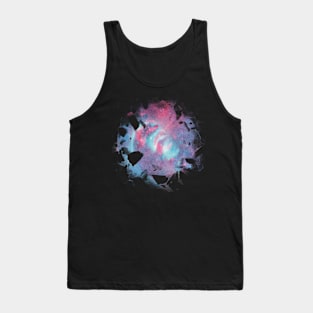 Polar bear in the galaxy Tank Top